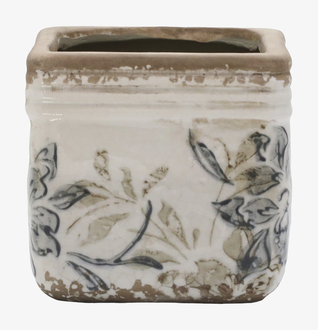 Kruka Keramik Croix Chic Antique Krukor Örtkrukor Glaskrukor