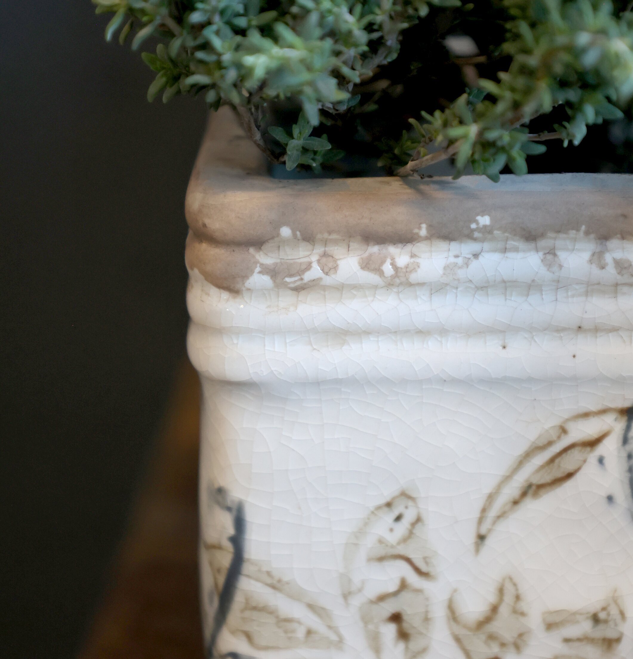 Kruka Keramik Croix Chic Antique Krukor Örtkrukor Glaskrukor