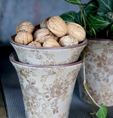 Kruka Keramik Melun Chic Antique Krukor Örtkrukor Glaskrukor