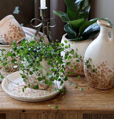 Fat Keramik Chaville Chic Antique för ljus, lyktor, växter och krukor