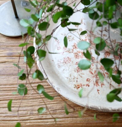 Fat Keramik Chaville Chic Antique för ljus, lyktor, växter och krukor