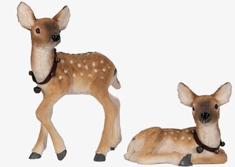 Bild på dekorativa dovhjortar – inredning med djur och natur