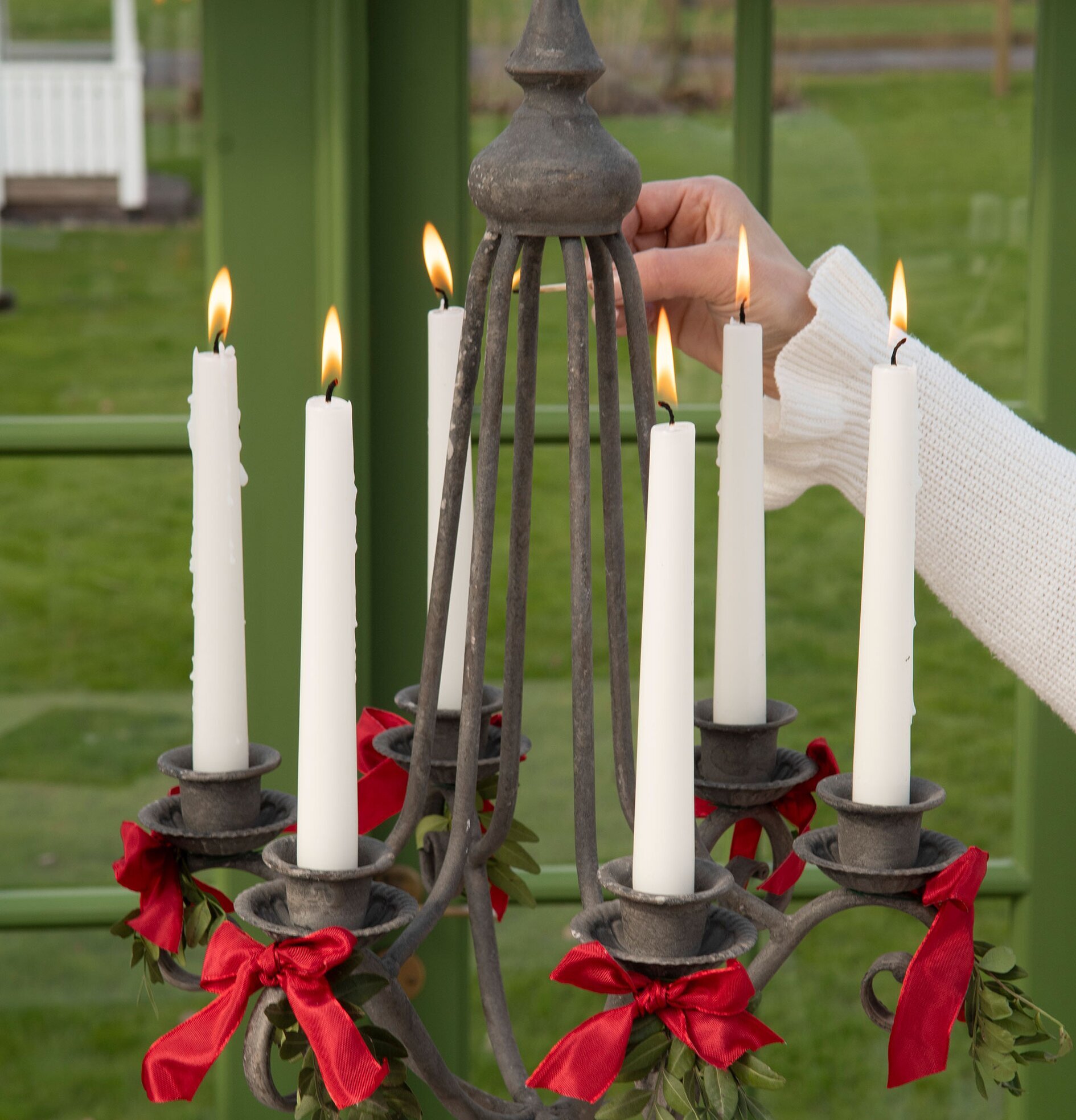 Ljuskrona Kronljus Metall A Lot Decoration Ljusstakar Adventsstakar Ljushållare Ljushyllor