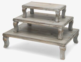 Piedestalbord Tove Grå Set/3 A Lot Decoration Övrig prydnad/dekoration för inredning innemiljö