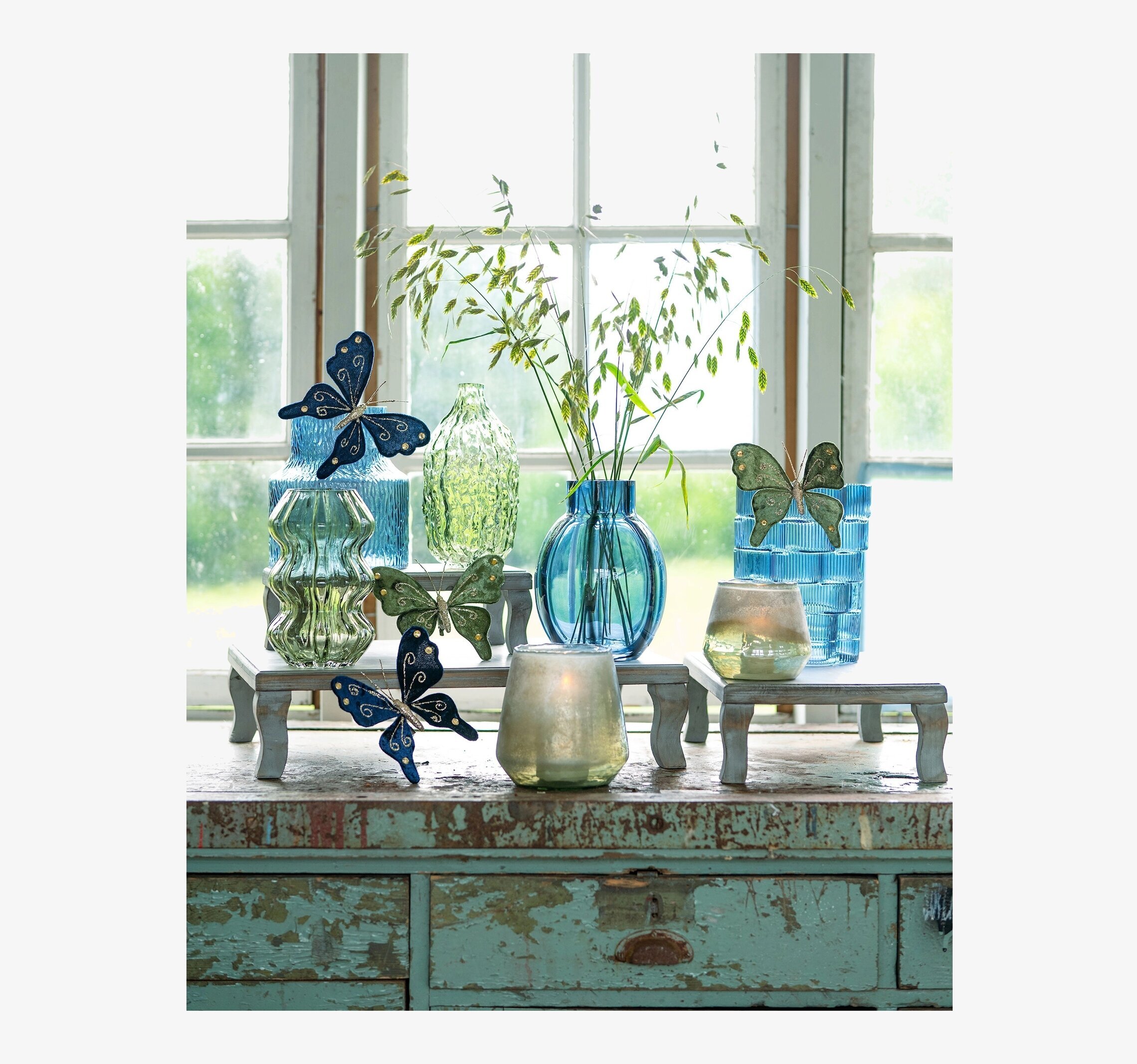 Piedestalbord Tove Grå Set/3 A Lot Decoration Övrig prydnad/dekoration för inredning innemiljö