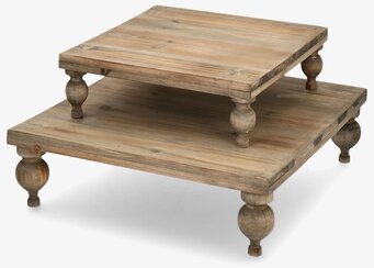 Piedestalbord Tanya Mörkbrun Set/2 A Lot Decoration Övrig prydnad/dekoration för inredning innemiljö