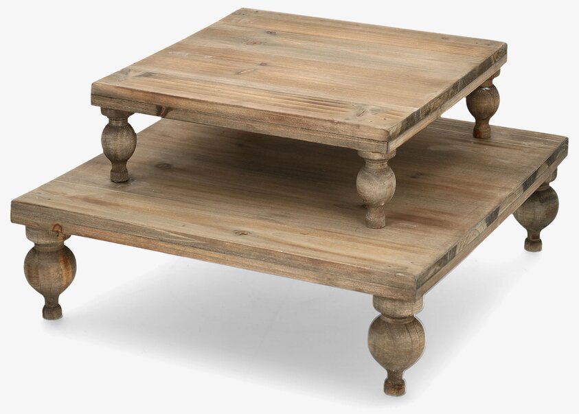 Piedestalbord Tanya Mörkbrun Set/2 A Lot Decoration Övrig prydnad/dekoration för inredning innemiljö