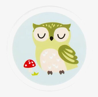 Matbox Rund Uggla från Sass & Belle med charmigt ugglemotiv