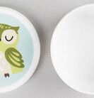 Matbox Rund Uggla från Sass & Belle med söt uggledesign