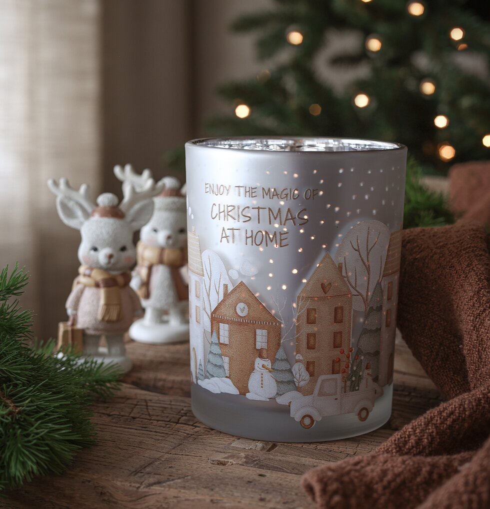 Enjoy The Magic Of Christmas At Home - Majas Cottage Lyktor Endless Light Ljuslyktor