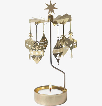 Bild av klassiskt änglaspel i guld med dekorativa ornament