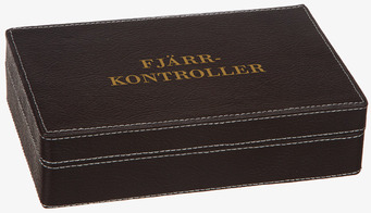 Låda Konstläder Fjärrkontroll Different Design Förvaringslådor och korgar Boxar Förvaringsboxar Porslinsboxar Trälådor Smyckesboxar i porslin Förvaringsbrickor