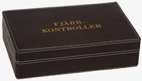 Låda Konstläder Fjärrkontroll Different Design Förvaringslådor och korgar Boxar Förvaringsboxar Porslinsboxar Trälådor Smyckesboxar i porslin Förvaringsbrickor