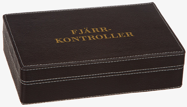 Låda Konstläder Fjärrkontroll Different Design Förvaringslådor och korgar Boxar Förvaringsboxar Porslinsboxar Trälådor Smyckesboxar i porslin Förvaringsbrickor