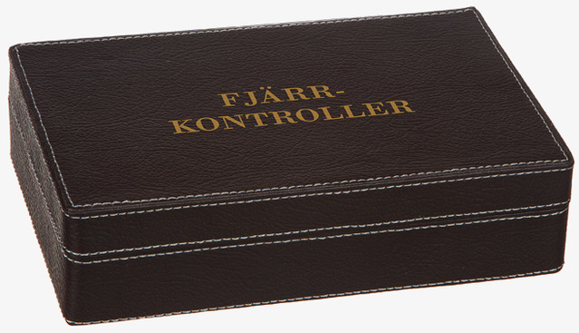 Låda Konstläder Fjärrkontroll Different Design Förvaringslådor och korgar Boxar Förvaringsboxar Porslinsboxar Trälådor Smyckesboxar i porslin Förvaringsbrickor