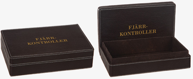 Låda Konstläder Fjärrkontroll Different Design Förvaringslådor och korgar Boxar Förvaringsboxar Porslinsboxar Trälådor Smyckesboxar i porslin Förvaringsbrickor