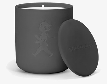 Doftljus Mörkgrå Keramik - Cederträ & Enbär Solstickan Doftljus/doftpinnar