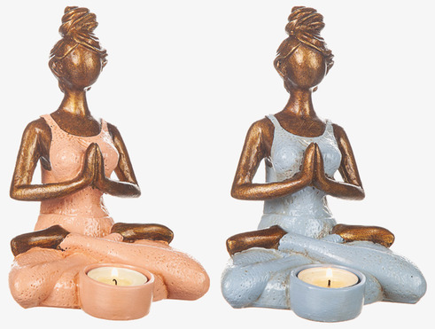 Ljushållare Kvinna Yoga Different Design