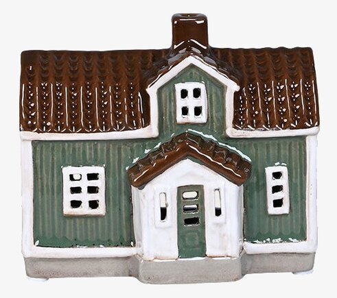 Ljuslykta Hus Grön Det Gamle Apotek Lyktor Endless Light Ljuslyktor