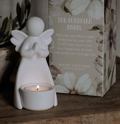 Majas Skyddsängel för värmeljus inkl Gåvobox Cottage Lyktor Endless Light Ljuslyktor