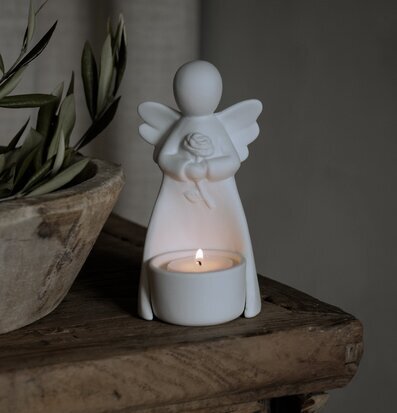 Majas Tack Ängel för värmeljus inkl Gåvobox Cottage Lyktor Endless Light Ljuslyktor