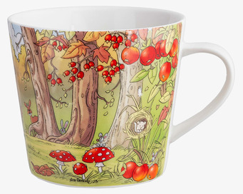 Hästen Mulle Mugg Löv Lena Furberg by Martinex Muggar/koppar i porslin, keramik, papper eller biologiskt material