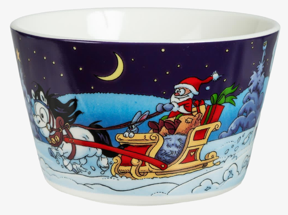 Hästen Mulle Skål Jul 2025 Lena Furberg by Martinex Skålar att äta ur tilltugg Såskannor/Vispskål servering