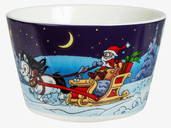 Hästen Mulle Skål Jul 2025 Lena Furberg by Martinex Skålar att äta ur tilltugg Såskannor/Vispskål servering