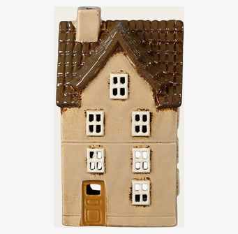 Ljuslykta Hus Beige Det Gamle Apotek Lyktor Endless Light Ljuslyktor