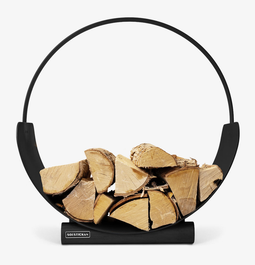 Vedkorg Solstickan Svart Övrig prydnad/dekoration för inredning innemiljö