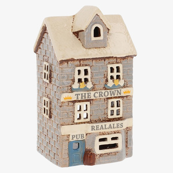 Ljuslykta Village Pottery - Crown Pub Joe Davies Lyktor Endless Light Ljuslyktor