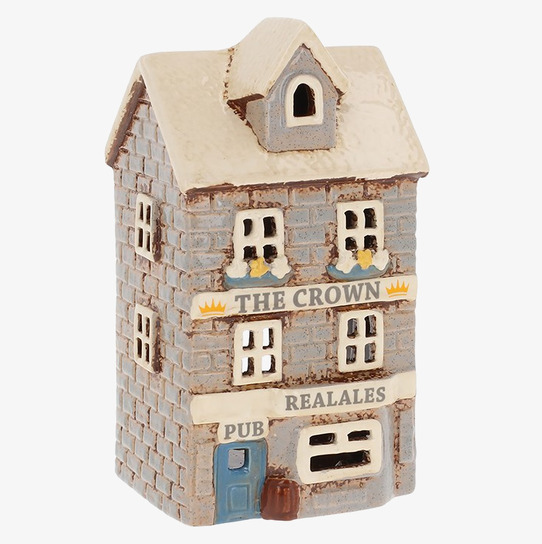 Ljuslykta Village Pottery - Crown Pub Joe Davies Lyktor Endless Light Ljuslyktor