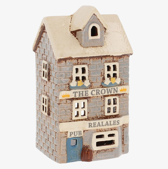 Ljuslykta Village Pottery - Crown Pub Joe Davies Lyktor Endless Light Ljuslyktor