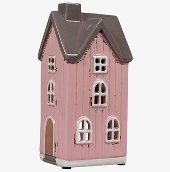 Ljuslykta Hus Rosa Det Gamle Apotek Lyktor Endless Light Ljuslyktor