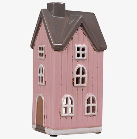 Ljuslykta Hus Rosa Det Gamle Apotek Lyktor Endless Light Ljuslyktor