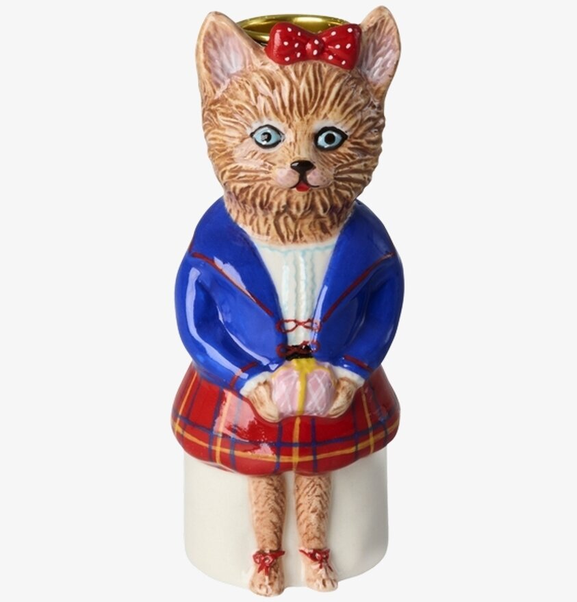 Ljusstake Katt - Nathalie Lété Rice Ljusstakar Adventsstakar Ljushållare Ljushyllor