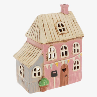 Ljuslykta Village Pottery - Garden Mail Box House Joe Davies Lyktor Endless Light Ljuslyktor