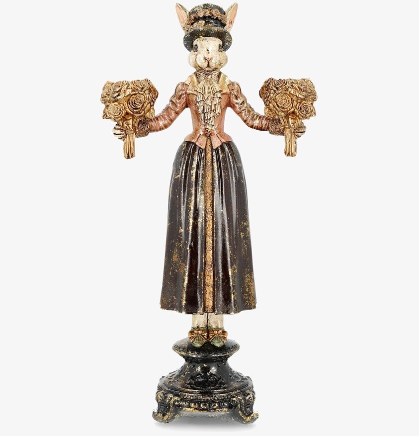 Ljusstake Fru Kanin Rosa A Lot Decoration Ljusstakar Adventsstakar Ljushållare Ljushyllor