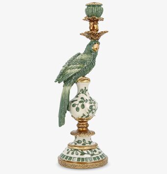 Ljusstake Papegoja Grön A Lot Decoration Ljusstakar Adventsstakar Ljushållare Ljushyllor