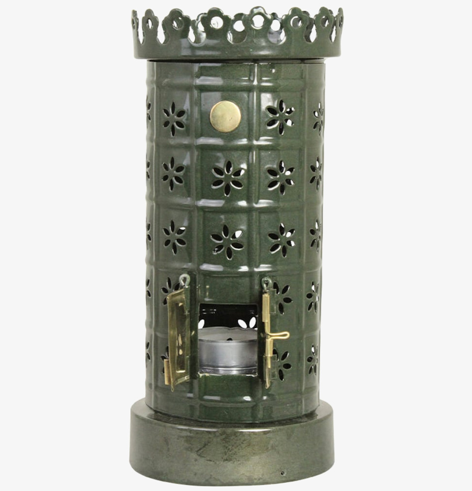 Värmeljushållare Kakelugn Grön Strömshaga Lyktor Endless Light Ljuslyktor