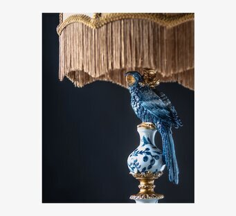 Lampfot Papegoja Blå A Lot Decoration Golv-/bords-/takstativ för lampa Golvstativ Takstativ Bordsstativ Hängsystem Stativ