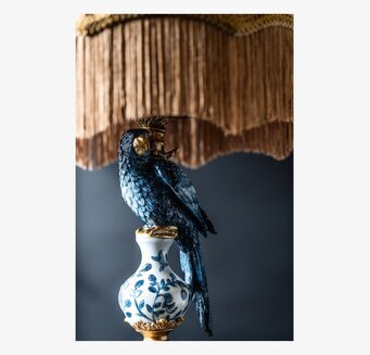 Lampfot Papegoja Blå A Lot Decoration Golv-/bords-/takstativ för lampa Golvstativ Takstativ Bordsstativ Hängsystem Stativ