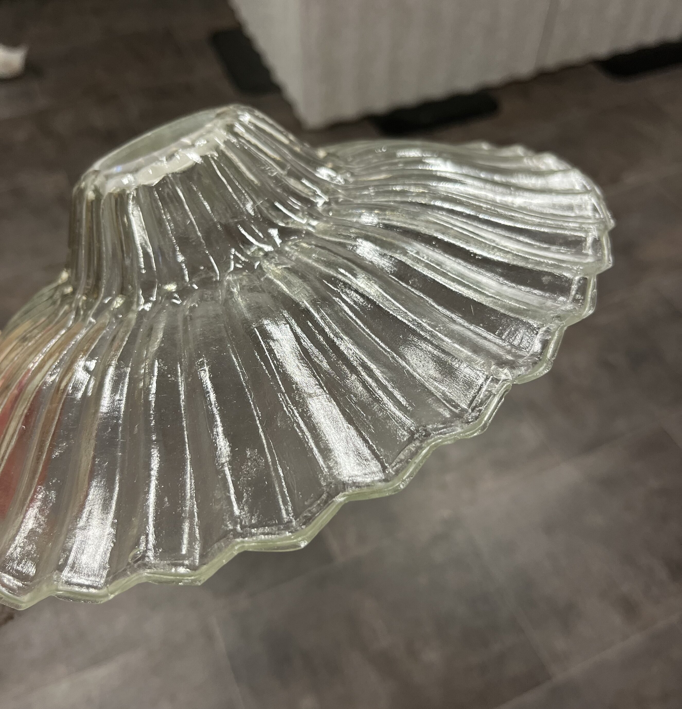 Taklampa Gunilla Bred Klar/Antik Mässing (fynd-id 1) Strömshaga