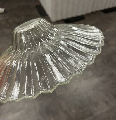 Taklampa Gunilla Bred Klar/Antik Mässing (fynd-id 1) Strömshaga