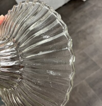 Taklampa Gunilla Bred Klar/Antik Mässing (fynd-id 2) 3) Strömshaga