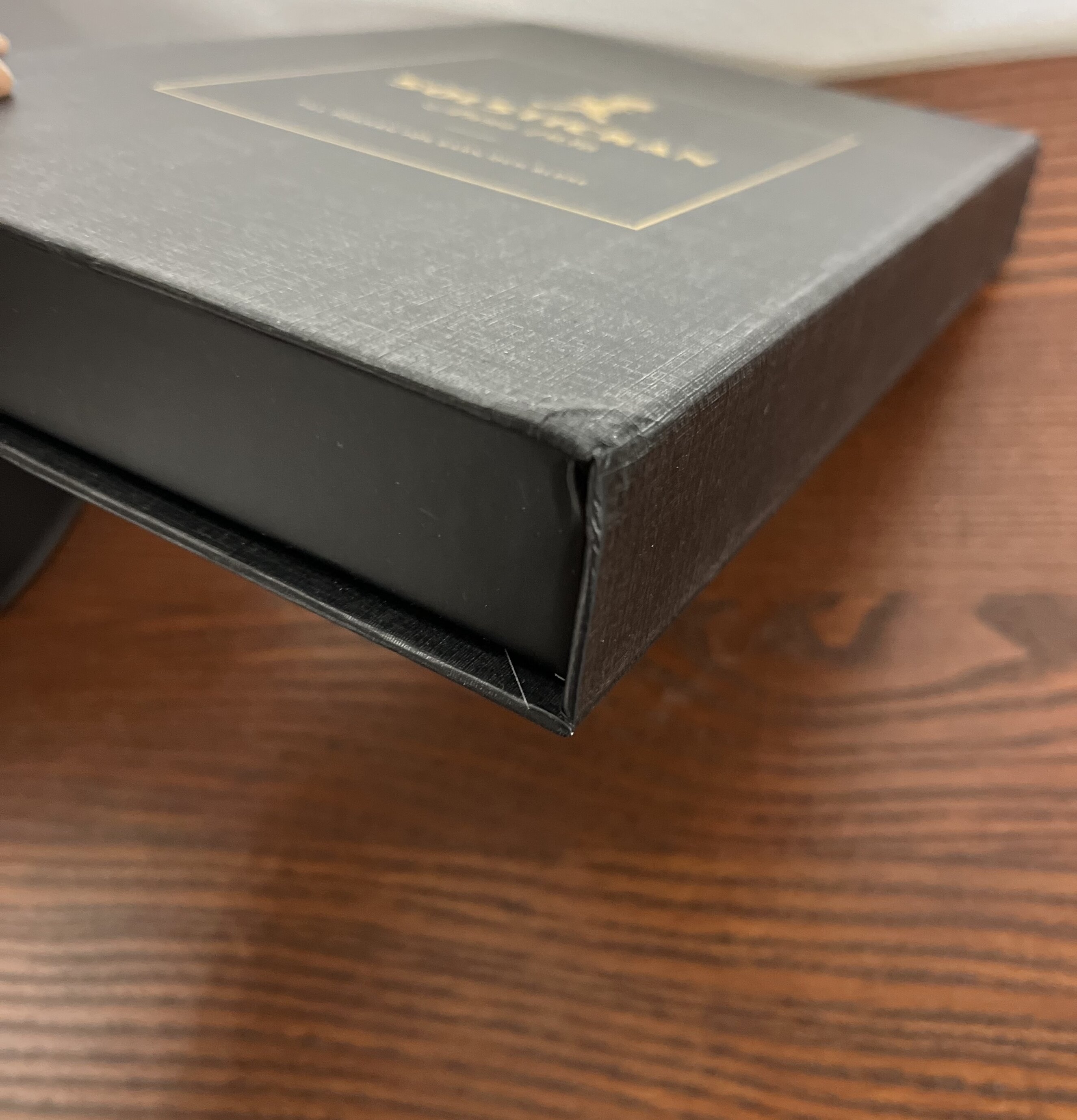 Brandfilt Svart/Guld Tablebook (fynd-id 1) Solstickan