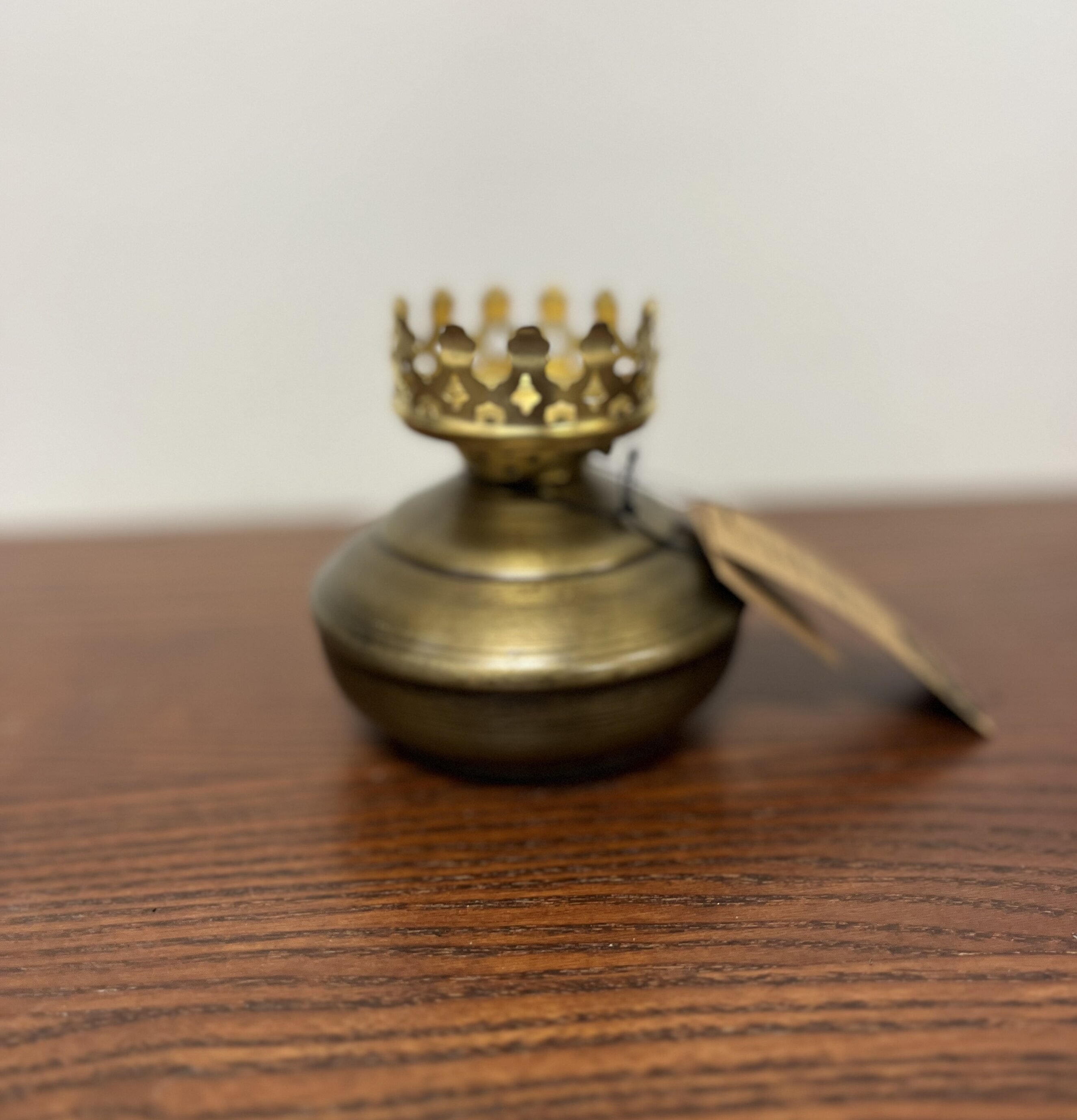 Ljuslykta Värmeljus Ariana Antik Mässing (fynd-id 1) A Lot Decoration