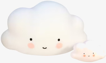 Big Cloud Light LED från A Little Lovely Company i studio