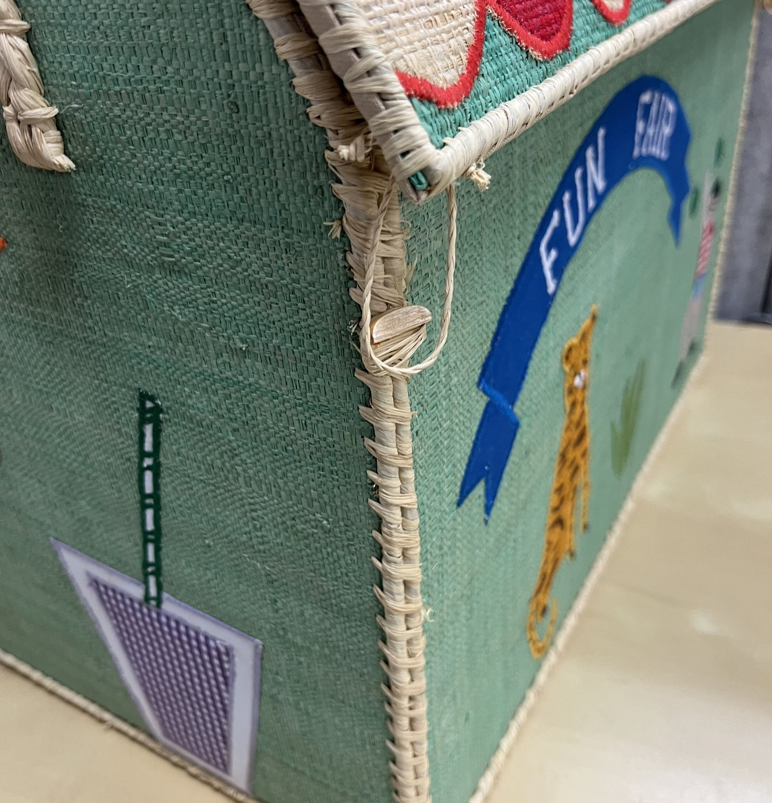 Förvaringshus Fun Fair Theme Blue - Stor (fynd-id 2) Rice