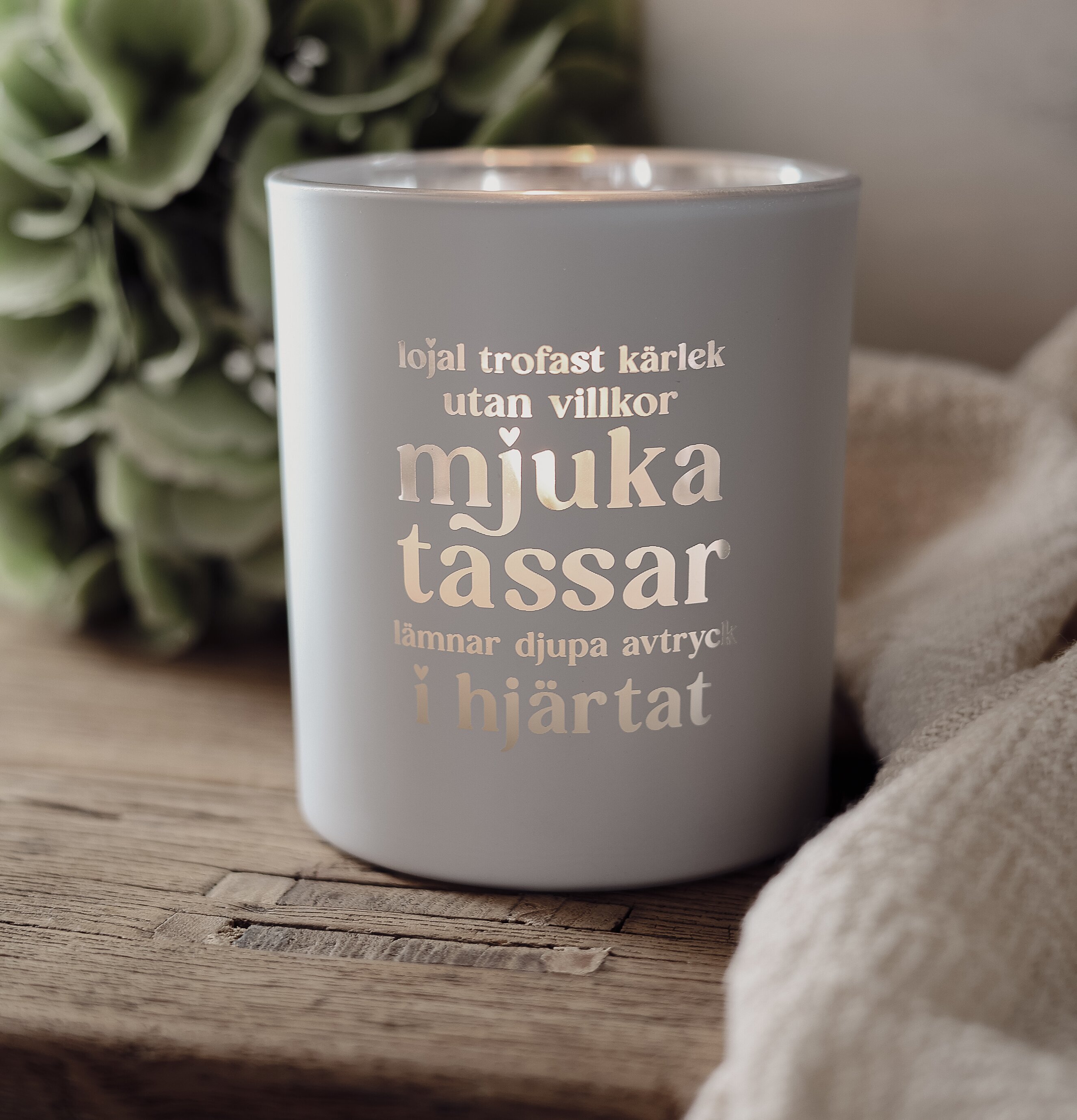 Ljuslykta Mjuka Tassar Vit - Majas Cottage Lyktor Endless Light Ljuslyktor